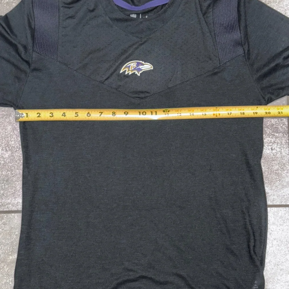Nike Baltimore Ravens NFL Dri-FIT Coaches T-Shirt‎ Men's Medium Black $67